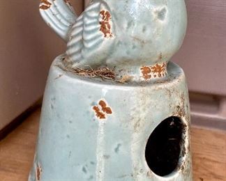 Item 144:  "Blue Bird" Birdhouse:  $14