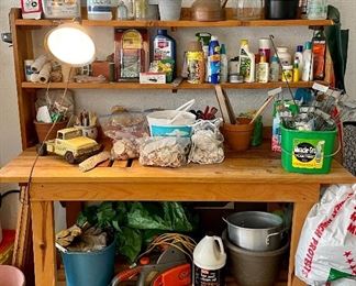 Item 98:  Great Potting Shed Bench: $165