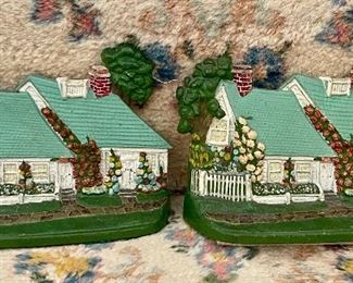 Item 200:  (2) Cast Iron Door Stops (house):  $24 for set