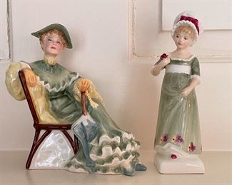 Item 210:  Royal Doulton "Ascot" (left):   $22   (SOLD)                                                              Item 211:  Royal Doulton "Ruth" (right):  $22