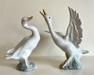 Item 272:  (2) Lladro Ducks - 5.5":  $65