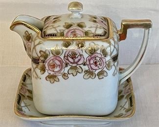 Item 228:  Nippon Creamer with Underplate:  $22