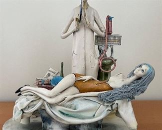 Item 233:  T. Moretto Sculpture (doctor with scalpel) - 10":  $285