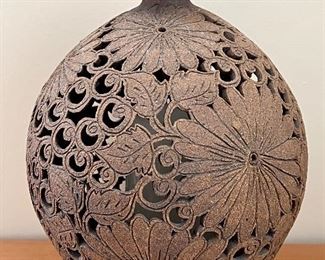 Item 236:  Pierced Lantern, Signed - 11": $65