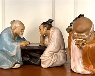 Item 238:  Set of 2 Pottery Figurines:  $28