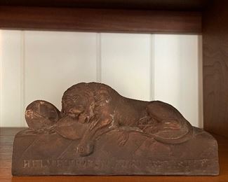 Item 241:  Cast Composite Lion:  $28