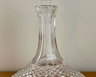 Item 278:  Vintage Crystal Decanter in Wonderful Condition - 10.5": $75