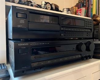 Item 280:  Kenwood AM/FM Receiver and CD Player with Remote:  $135