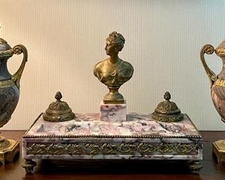 Check out these awesome antique desk items!