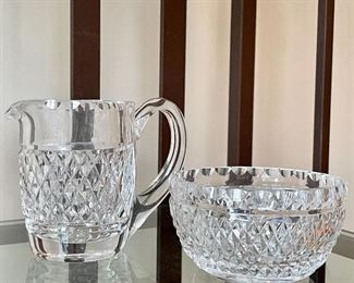 Item 341:  Waterford Alana sugar & creamer set: $35 for pair
