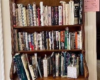 We have a large selection of books at this sale!  