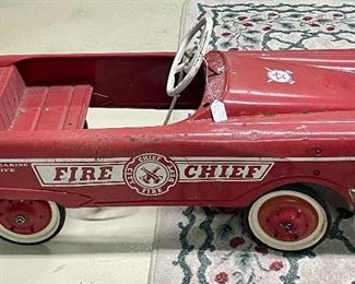 Item 352:  Vintage Murray Pedal Car - missing bell and seat pad insert - works:  $225