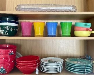 We have a large selection of kitchen items all priced at the sale.  