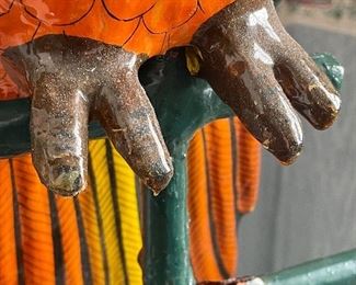 detail - please note rust on green paint (bottom)