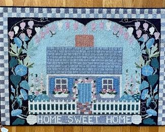 Item 368:  Clare Murray Rug "Home Sweet Home": $38