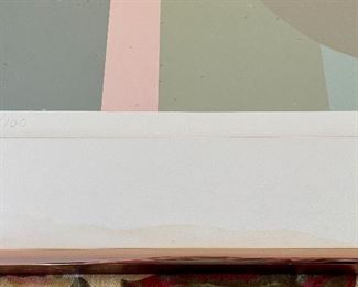 detail - may need re-matting as there is a slight water stain on bottom