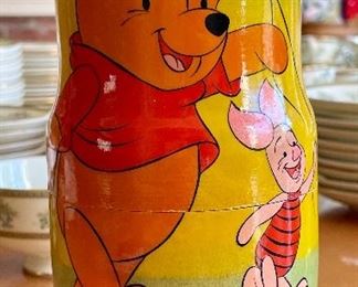 Item 381:  Vintage Winnie the Pooh Nesting Dolls:  $38
