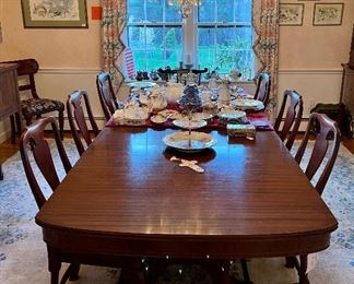 Dining Room Table & Chairs - priced at the sale.