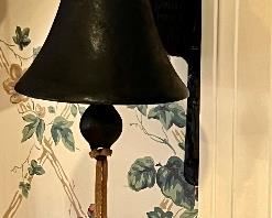 Item 393:  Yankee Forge Dinner Bell:  $45