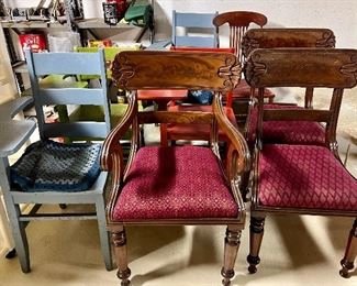 We have a plethora of assorted upholstered chairs all priced at the sale.  