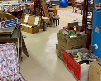 Large selection of items all priced at the sale.  