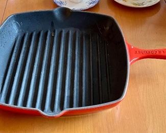 Item 400:  Le Creuset Grill Pan:  $60