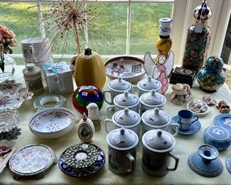 Assorted Glassware - all priced at the sale.