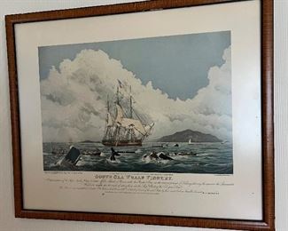 Item 422:  "South Sea Whale Fishery" Engraved by T. Sutherland: $445
