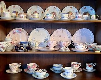 We have a large selection of teacups & luncheon sets at this sale.  See you on April 30th & May 1st!