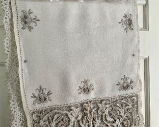 Item 411:  Lace Tablecloth:  $28