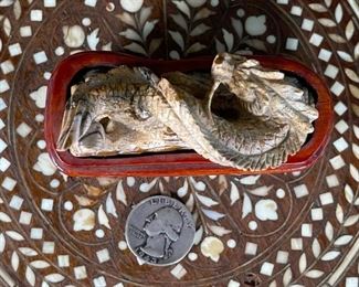 Dragon Chinese Hardstone Carving Asian Carved Figurine	3x1.5x3.5in	HxWxD
