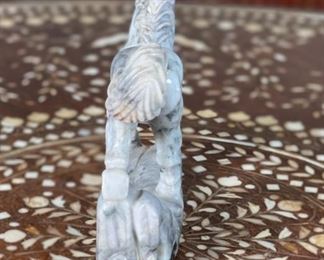 Horse Chinese Hardstone Carving Asian Carved Figurine No stand	3x1x3.5in	HxWxD
