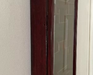 Chinese Rosewood Wall Hanging Display Case Curio Cabinet	32 x 21 x 4.75in	HxWxD
