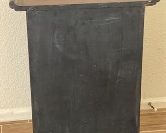 Chinese Medicine Chest Apothecary Cabinet Brass Clad inlay	26 x 20 x 9.5in	HxWxD
