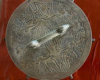 Vintage  Asian Chinese Verdigris Design Ice Bucket James Mont SHIANG DYNASTY Style	14 x 11.5 x 11.5	HxWxD
