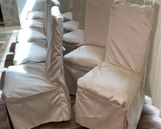 10pc Contemporary Dining Chairs	40. 5 x 18 x 20in high Seat Height: 19 inches	
