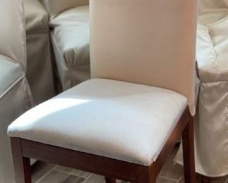 10pc Contemporary Dining Chairs	40. 5 x 18 x 20in high Seat Height: 19 inches	
