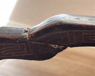 Chinese Lacquer Porcelain Top Wedding Basket Tiered Dowry Box Pottery Vase Shard	13 x 8.5 x 16.5in	HxWxD
