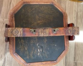 Large Chinese Stacking Wedding Basket Rattan	35 x 19 x 18in	HxWxD
