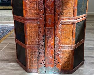 Large Chinese Stacking Wedding Basket Rattan	35 x 19 x 18in	HxWxD
