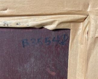 Original Art Demetrico Diego Girl Playing Guitar Painting	Frame: 25 x 20Image: 16.75 x 20	
