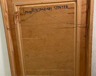 Original Art Demetrico Diego Woman with Tea Painting	Frame: 32 x 26Image: 23.75 x 18.75	
