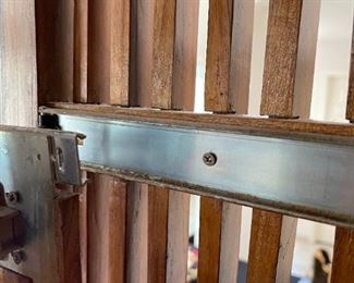 AS-IS Chinese Lattice Armoire Wardrobe Cabinet	77x52x31in	HxWxD
