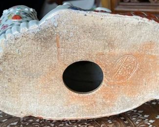 Antique Chinese Famille Rose Porcelain Laughing Buddha With Children Statue	10 x 9 x 5in	HxWxD
