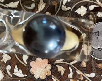 Chinese Inside Reverse Hand Painted Glass Perfume/Snuff Bottle  #1	3 inches high	
