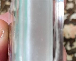 Chinese Inside Reverse Hand Painted Glass Perfume/Snuff Bottle  #2	3 inches high	
