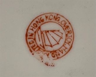 Overjoy Hong Kong Porcelain Bowl	9in H  x 14in diameter	

