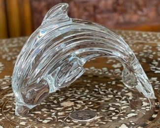 Waterford Crystal Dolphin Figurine / Paperweight	3.5 x 2.25 x 5.25in	HxWxD
