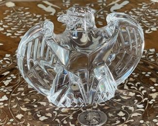 Small Unmarked Crystal Eagle	3 x 4.5 x 2in	HxWxD
