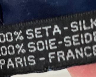 Hermes Paris Silk Scarf Medallions & Tassels	35x34in	
